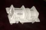 HDPE Vacuum Formed, Riveted Hinges & Clasps, Labeled Pump Shipper
