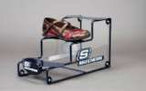 Counter Display; HIPS; PETG; metal frame; vacuum formed logo; silk screened; die cut; post print; assembled