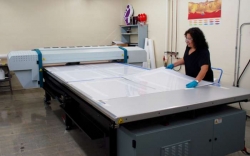 Digital Printing; Oce Arizona Large Format Flatbed Printers; 4-Color UV Curable Inks; Near Photographic Resolution; Rigid Media up to 98" Wide x 49" Long x 1.89" Thick
