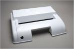 AFC Cover; .025 White ABS; Vacuum Formed; 5-Axis CNC Routed; Approx. Size: 20"l x 15"w x 5"h