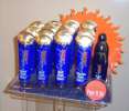 Sun Tan Oil Display, PETG Formed PETG, Routed Sintra® Header, Printed Chipboard Insert