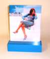 Sign Holder; Acrylic & Wood; Heat Bent; Particle Board Base; Accepts Slip Sheet Flyer